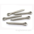 Pin pegas melingkar Metrik DIN Standar Spring Split Cotter Pin GB 91/DIN 94